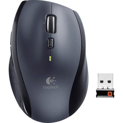 Logitech M705 Marathon Wireless Mouse, 2.4 GHz USB Unifying Receiver, 1000 DPI, 5-Programmable Buttons, 3-Year Battery, Compatible with PC, Mac, Laptop, Chromebook - Black - 910-001935