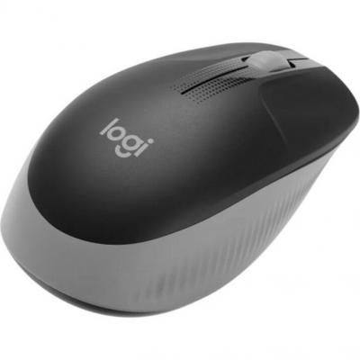 Logitech Wireless Mouse M190 - Full Size Ambidextrous Curve Design, 18-Month Battery with Power Saving Mode, Precise Cursor Control &amp; Scrolling, Wide Scroll Wheel, Thumb Grips (Charcoal) - 910-005901