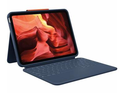 Logitech Rugged Combo 4 Rugged Keyboard/Cover Case Apple iPad (10th Generation) Tablet - 920-011133