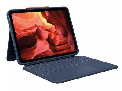 Logitech Rugged Combo 4 Touch Rugged Keyboard/Cover Case (Folio) for 10.9&quot; Apple iPad (10th Generation) iPad, Stylus - 920-011130