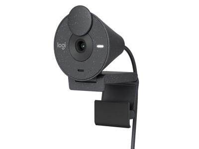 Logitech BRIO Webcam - 2 Megapixel - 30 fps - Graphite - USB Type C - Retail - 960-001497