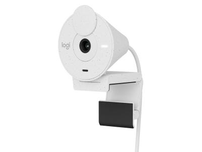 Logitech BRIO Webcam - 2 Megapixel - 30 fps - Off White - USB Type C - Retail - 960-001441