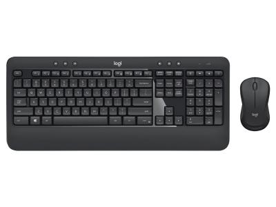 Logitech MK540 Advanced Wireless Keyboard and Mouse Combo for Windows, 2.4 GHz Unifying USB-Receiver, Multimedia Hotkeys, 3-Year Battery Life, for PC, Laptop - 920-008671