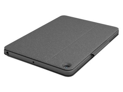 Logitech Combo Touch Keyboard/Cover Case for 12.9&quot; Apple, Logitech iPad Pro (5th Generation) Tablet - Oxford Gray - 920-010097