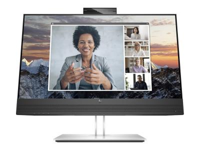 HP E24m G4 24&quot; Class Webcam Full HD LCD Monitor - 16:9 - Black, Silver