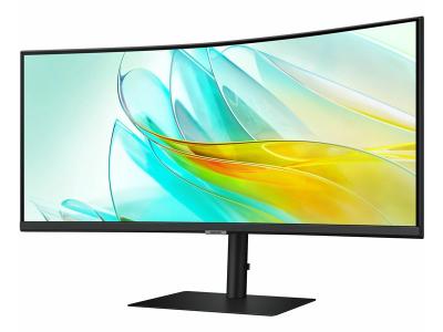 Samsung ViewFinity S6 S34C654UAN 34&quot; Class UW-QHD Curved Screen LCD Monitor - 21:9 - Black