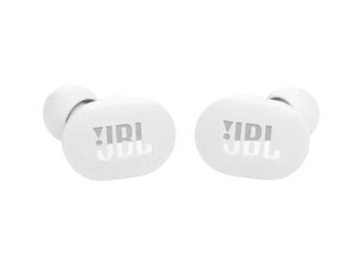 JBL True Wireless Noise Cancelling Earbuds in White - JBLT130NCTWSWAM