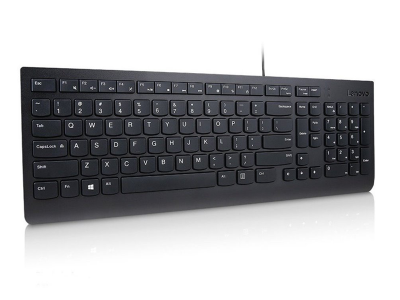 Lenovo Essential French Canadian 058 Wired Keyboard in Black - 4Y41C68655