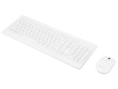 Lenovo 510 Wireless Combo Keyboard & Mouse (White) - GX30W75336